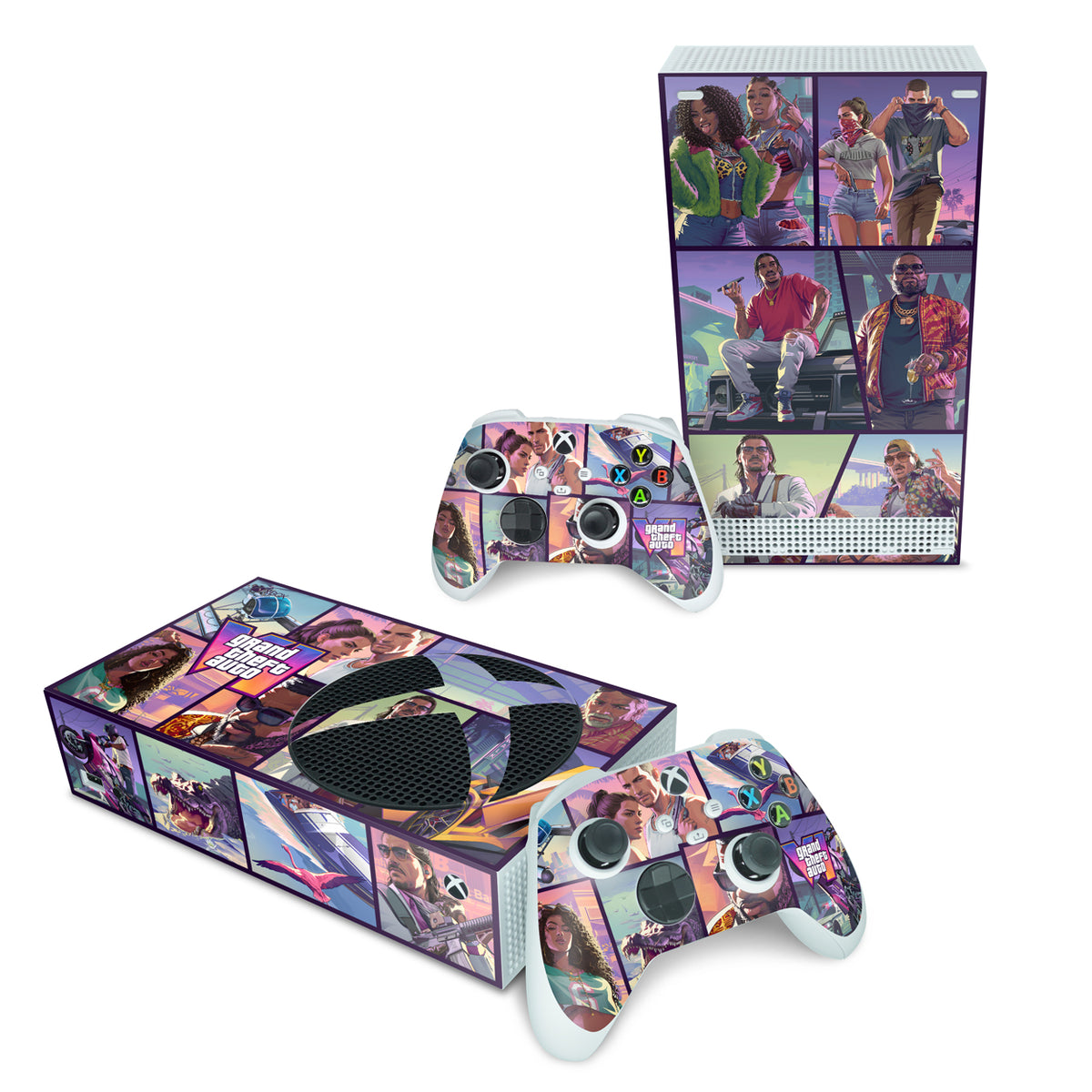 Xbox Series S Skin Anti-Rage Horizontal - Modelo 205