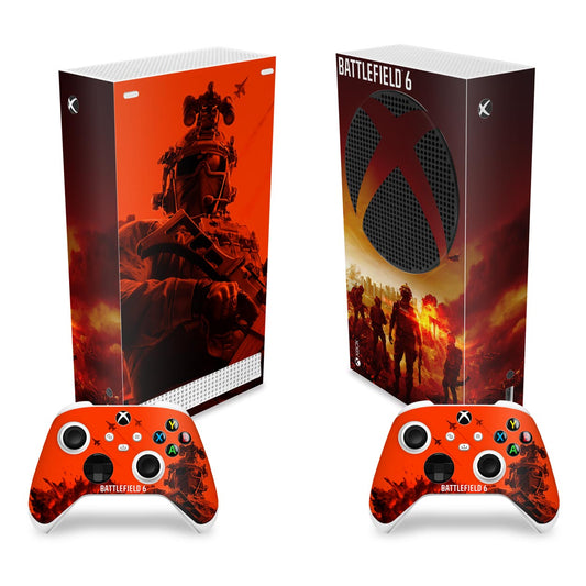 Skin Anti-Rage Xbox Series S Vertical - Battlefield 6