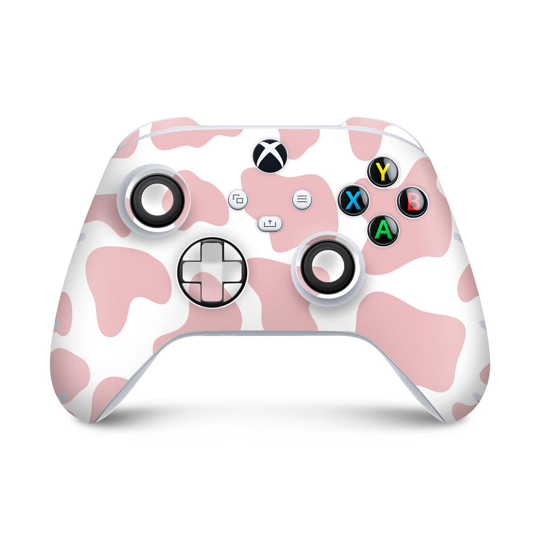 Skin Anti-Rage Xbox Series S X Controle - Vaquinha Rosa - Pop Arte Skins
