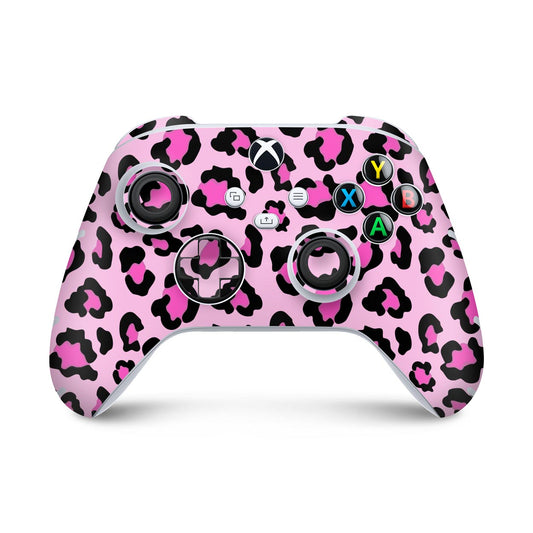 Xbox Series S X Controle Skin Anti-Rage - Onça Rosa
