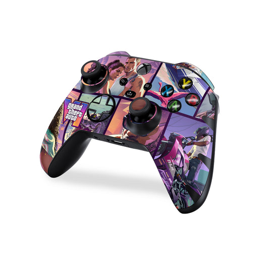 Xbox Series S X Controle Skin Anti-Rage - GTA VI - Pop Arte Skins - foto 2