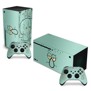 Skin Anti-Rage Xbox Series X Horizontal - Lula Molusco - Pop Arte Skins