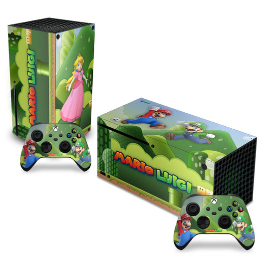 Skin Anti-Rage Xbox Series X Horizontal - Super Mario