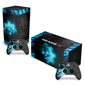 Skin Anti-Rage Xbox Series X Horizontal - Gears 5 - Pop Arte Skins
