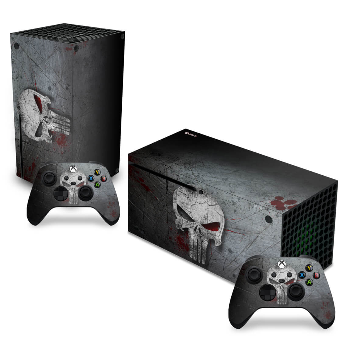 Skin Anti-Rage Xbox Series X Horizontal - The Punisher Justiceiro