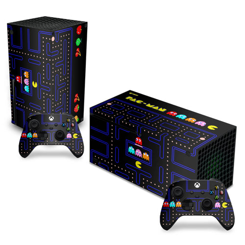 Skin Anti-Rage Xbox Series X Horizontal - Pac Man