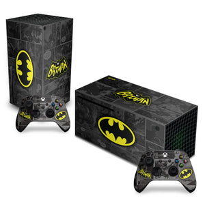 Skin Anti-Rage Xbox Series X Horizontal - Batman Comics - Pop Arte Skins
