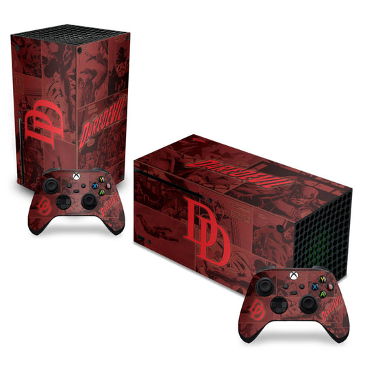 Skin Anti-Rage Xbox Series X Horizontal - Daredevil Demolidor Comics