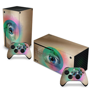 Skin Anti-Rage Xbox Series X Horizontal - Abstrato #89 - Pop Arte Skins
