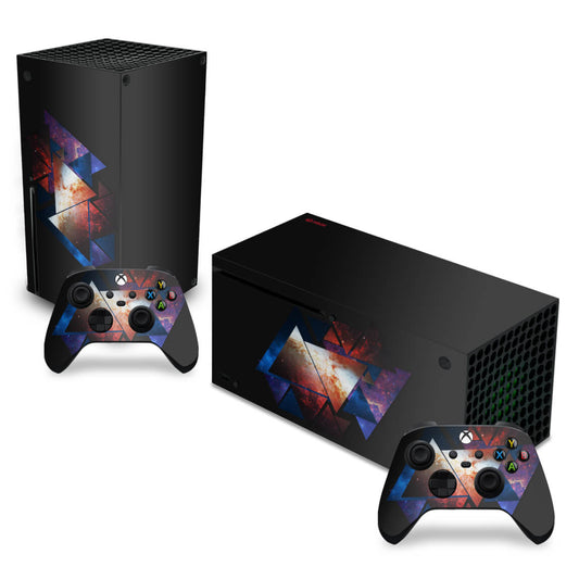 Skin Anti-Rage Xbox Series X Horizontal - Abstrato #90