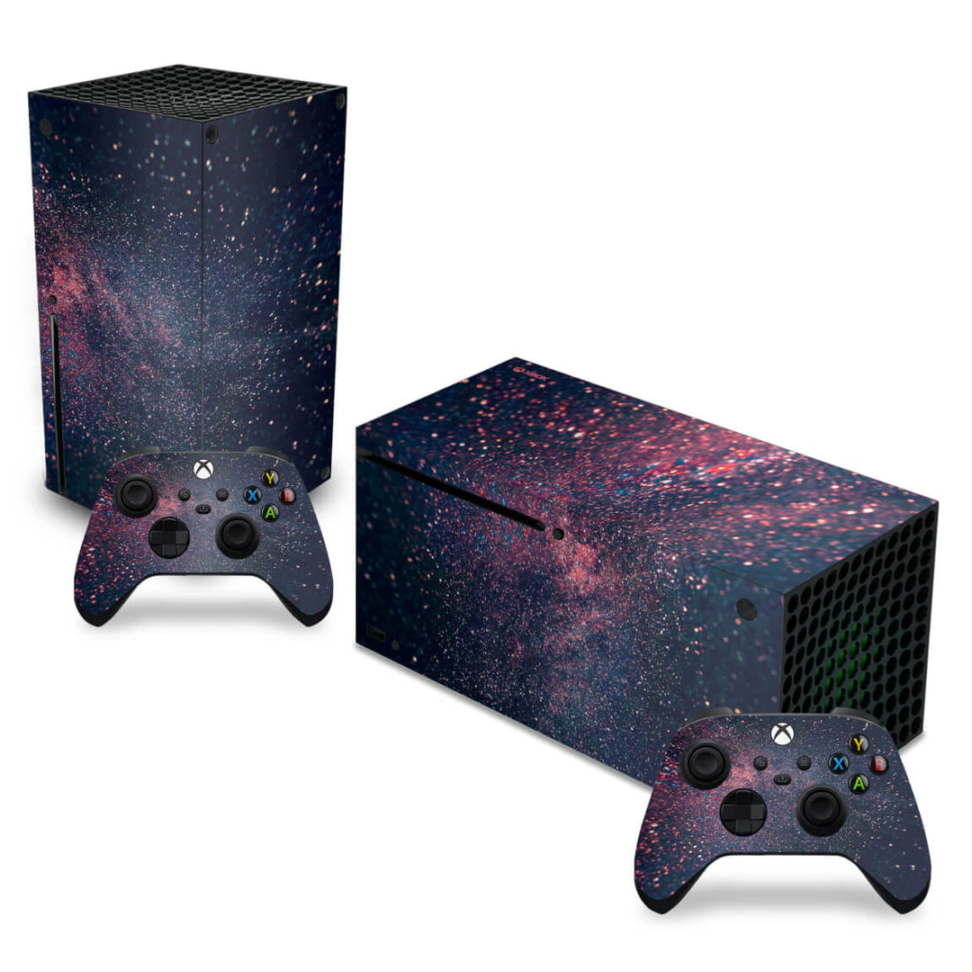 Skin Anti-Rage Xbox Series X Horizontal - Abstrato #97 - Pop Arte Skins