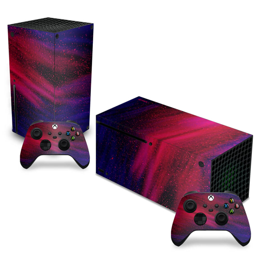 Skin Anti-Rage Xbox Series X Horizontal - Abstrato #101 - Pop Arte Skins