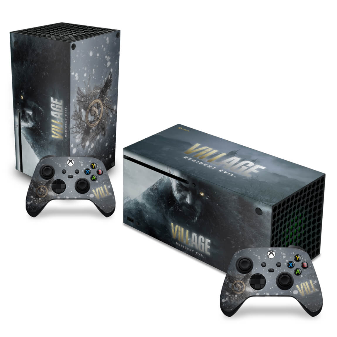 Skin Anti-Rage Xbox Series X Horizontal - Resident Evil Village