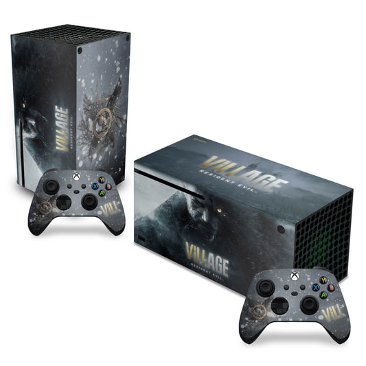 Skin Anti-Rage Xbox Series X Horizontal - Resident Evil Village