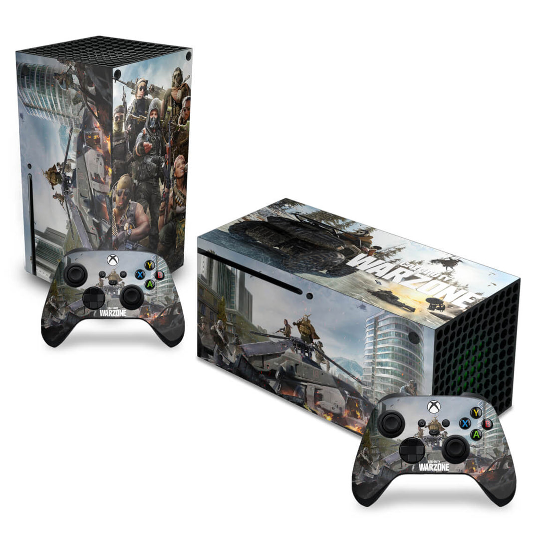 Skin Anti-Rage Xbox Series X Horizontal - Call of Duty Warzone - Pop Arte Skins