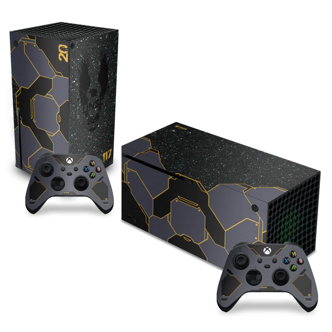 Skin Anti-Rage Xbox Series X Horizontal - Halo Infinite Bundle