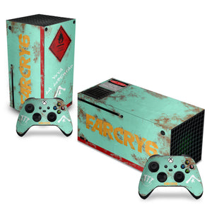 Skin Anti-Rage Xbox Series X Horizontal - Far Cry 6 - Pop Arte Skins