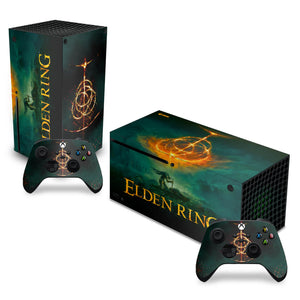 Skin Anti-Rage Xbox Series X Horizontal - Elden Ring - Pop Arte Skins