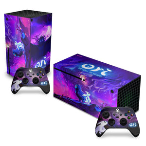 Skin Anti-Rage Xbox Series X Horizontal - Ori and the Will of the Wisps - Pop Arte Skins