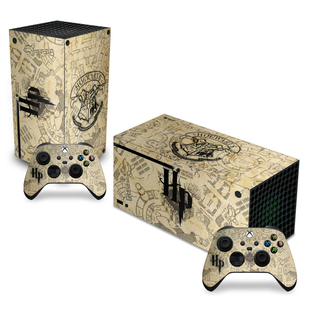 Skin Anti-Rage Xbox Series X Horizontal - Harry Potter - Pop Arte Skins