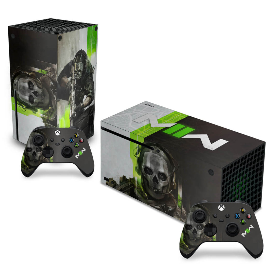 Skin Anti-Rage Xbox Series X Horizontal - Call Of Duty Modern Warfare II - Pop Arte Skins