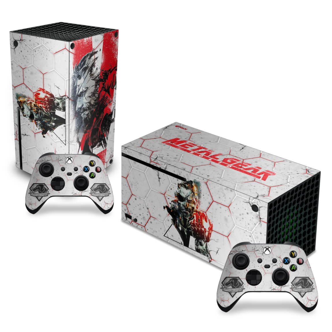 Skin Anti-Rage Xbox Series X Horizontal - Metal Gear Solid