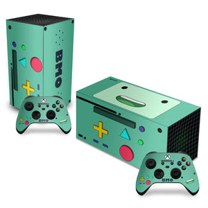 Skin Anti-Rage Xbox Series X Horizontal - BMO Hora de Aventura - Pop Arte Skins