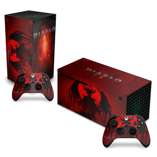 Skin Anti-Rage Xbox Series X Horizontal - Diablo IV 4