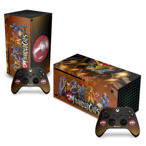 Skin Anti-Rage Xbox Series X Horizontal - Thundercats - Pop Arte Skins