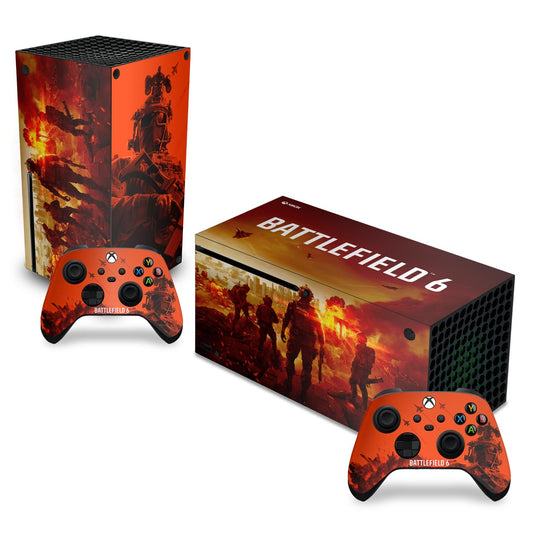 Skin Anti-Rage Xbox Series X Horizontal - Battlefield 6