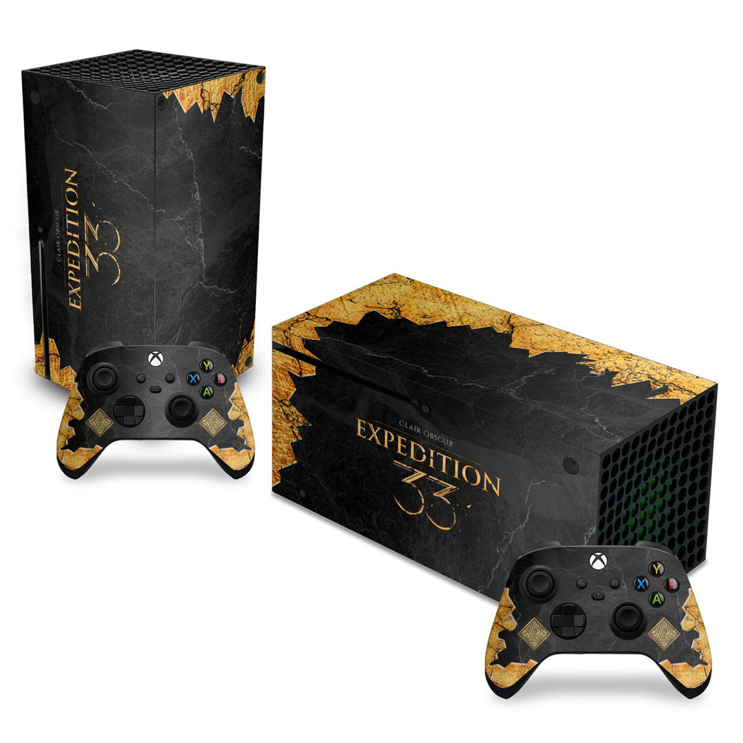 Skin Anti-Rage Xbox Series X Horizontal - Clair Obscur: Expedition 33 - Pop Arte Skins