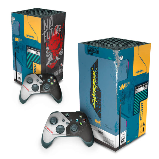 Xbox Series X Skin Anti-Rage Vertical - Cyberpunk 2077 Bundle