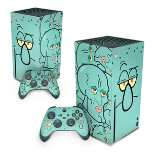 Skin Anti-Rage Xbox Series X Vertical - Lula Molusco - Pop Arte Skins