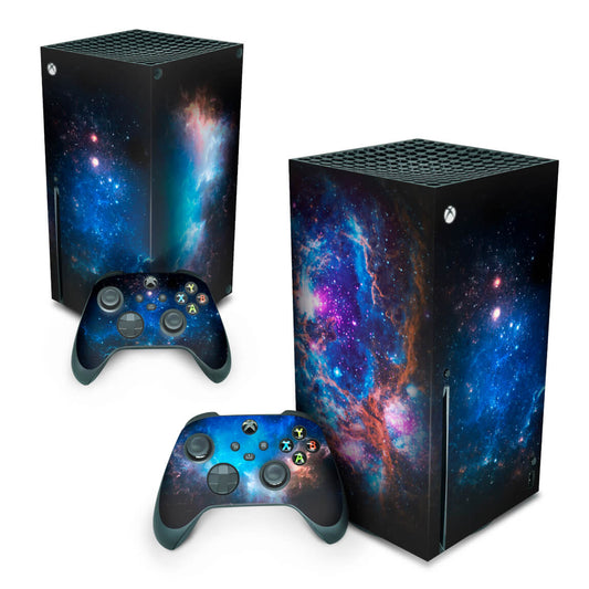 Xbox Series X Skin Anti-Rage Vertical - Universo Cosmos