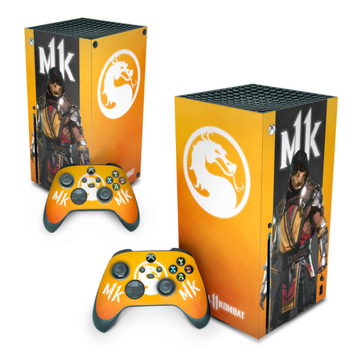 Skin Anti-Rage Xbox Series X Vertical - Mortal Kombat 11