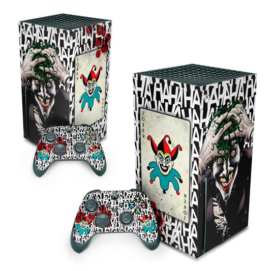 Xbox Series X Skin Anti-Rage Vertical - Joker Coringa