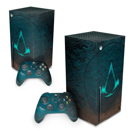 Skin Anti-Rage Xbox Series X Vertical - Assassin's Creed Valhalla