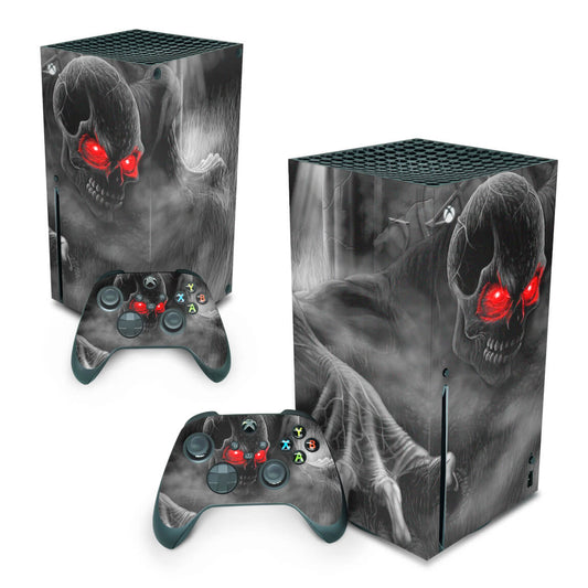 Xbox Series X Skin Anti-Rage Vertical - Caveira Skull