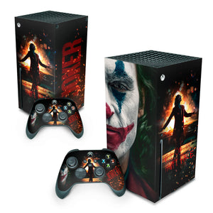 Skin Anti-Rage Xbox Series X Vertical - Joker Filme - Pop Arte Skins