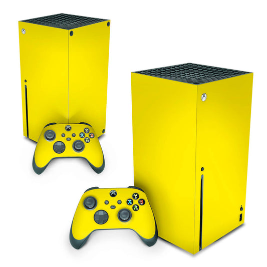Xbox Series X Skin Anti-Rage Vertical - Amarelo