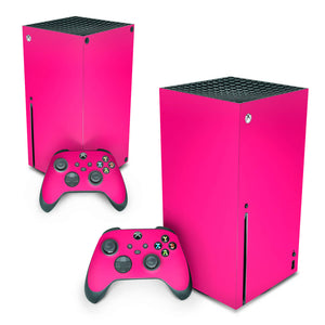 Skin Anti-Rage Xbox Series X Vertical - Rosa - Pop Arte Skins