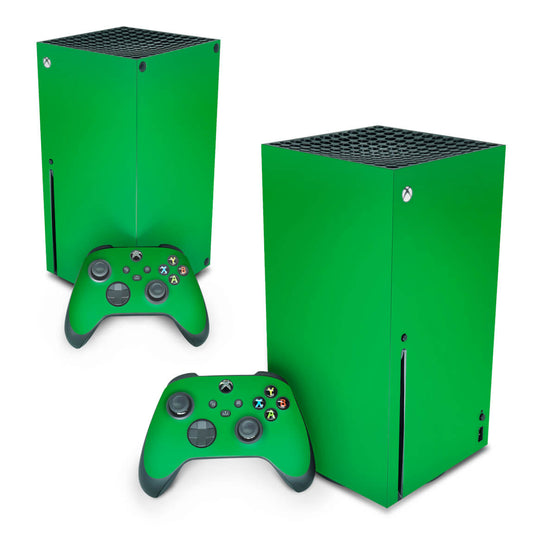 Xbox Series X Skin Anti-Rage Vertical - Verde