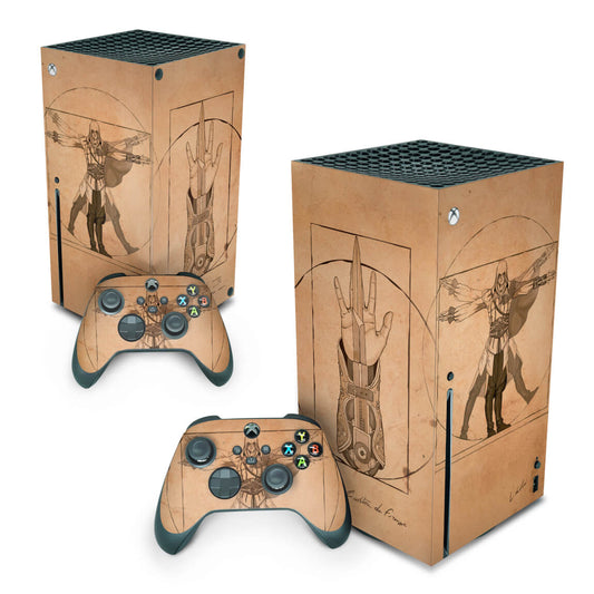 Xbox Series X Skin Anti-Rage Vertical - Assassin’S Creed Vitruviano