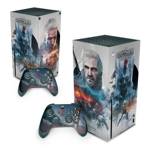 Skin Anti-Rage Xbox Series X Vertical - The Witcher 3