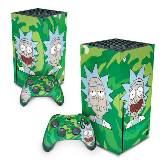 Xbox Series X Skin Anti-Rage Vertical - Rick And Morty