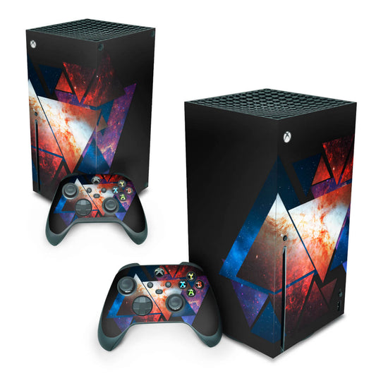 Xbox Series X Skin Anti-Rage Vertical - Abstrato #90