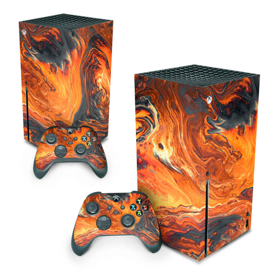Xbox Series X Skin Anti-Rage Vertical - Abstrato #95