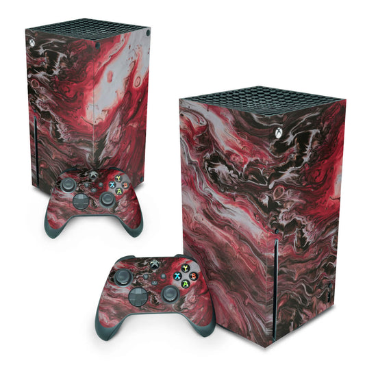 Xbox Series X Skin Anti-Rage Vertical - Abstrato #104
