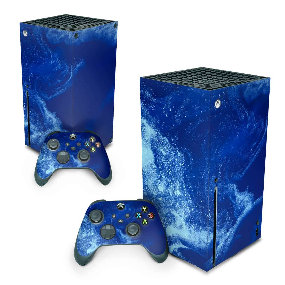 Xbox Series X Skin Anti-Rage Vertical - Abstrato #106