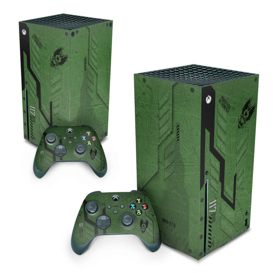 Xbox Series X Skin Anti-Rage Vertical - Halo Infinite